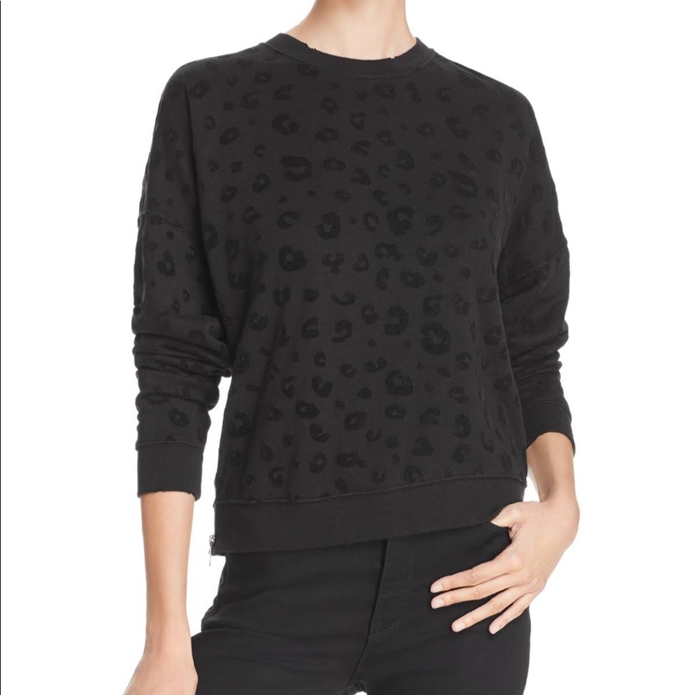 XS Rails leopard print sweatshirt